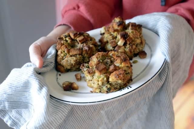 herb seasoned crispy dressing balls