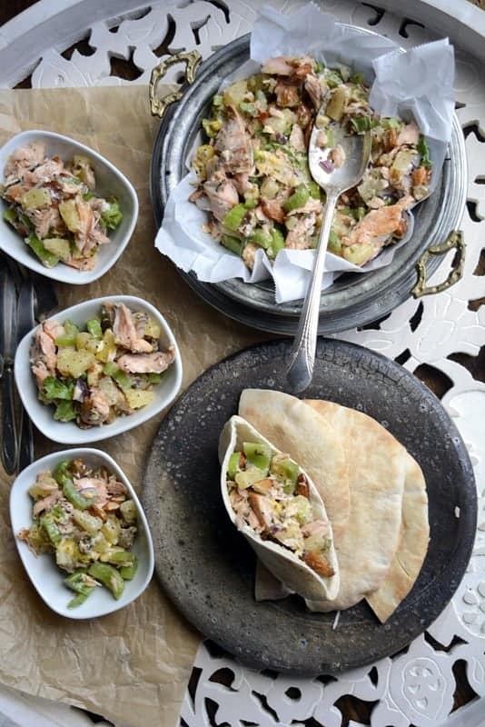 pineapple tidbit salmon salad