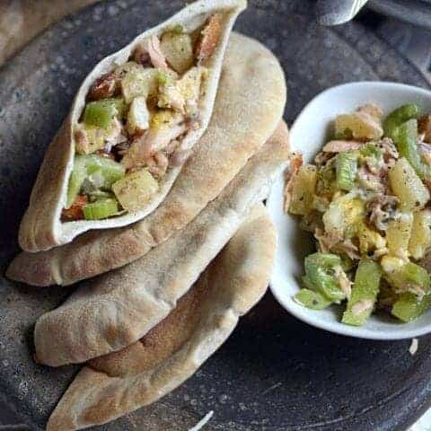 pineapple tidbit salmon salad