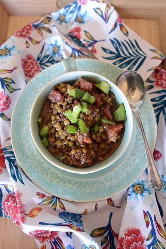 italian sausage lentil chili