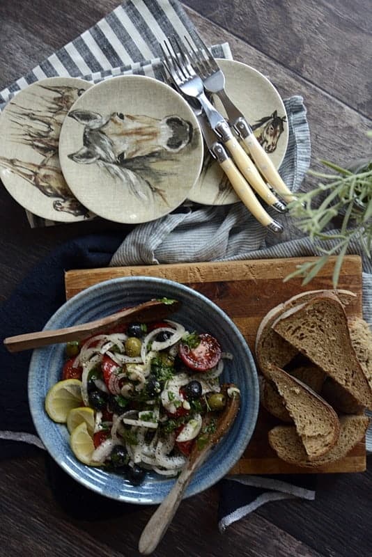 campari tomato onion olive salad