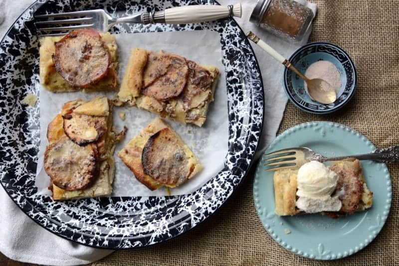 simple quick apple tart