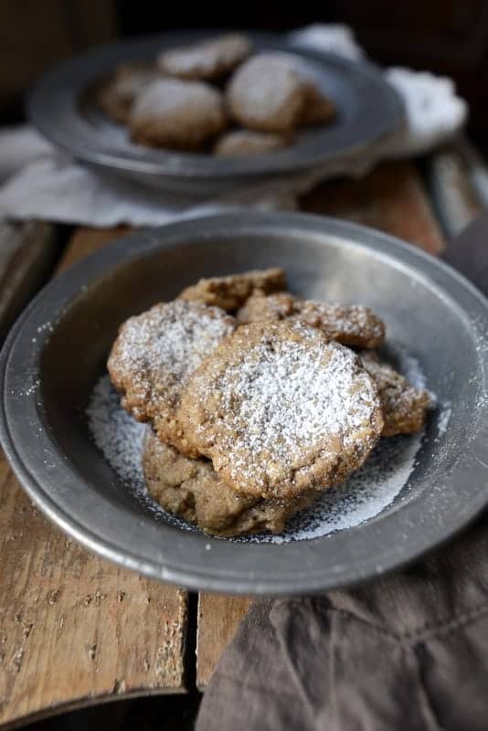 almond cinnamon tea cookies