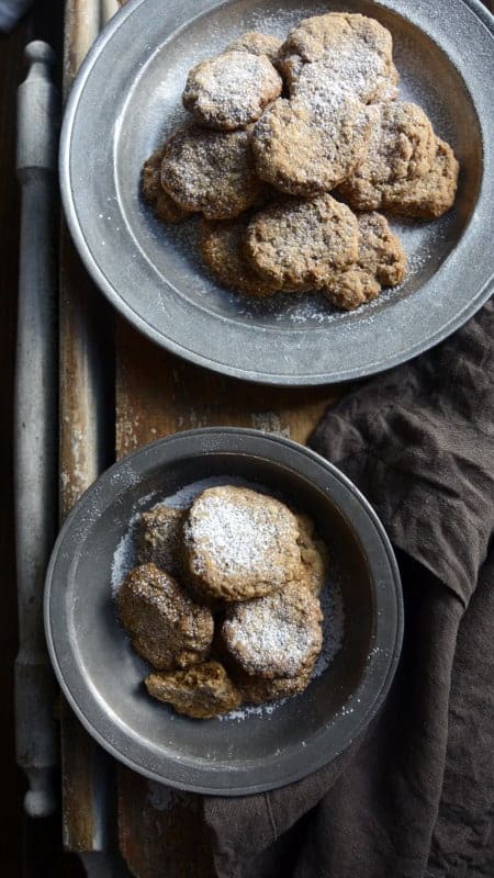 almond cinnamon tea cookies