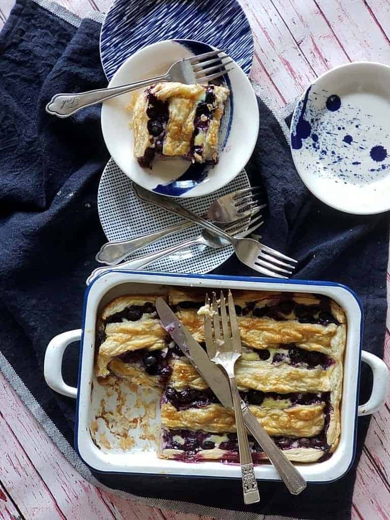 blueberry banana pie