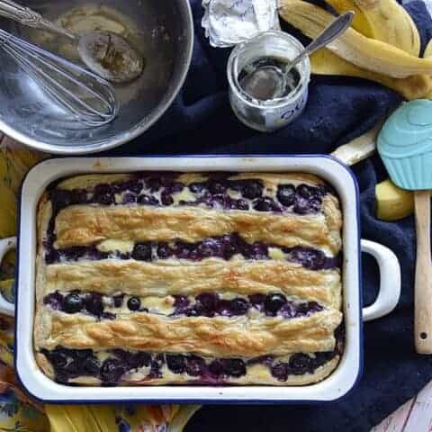 Hometown Blueberry Banana Pie