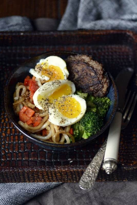 udon noodle breakfast bowl