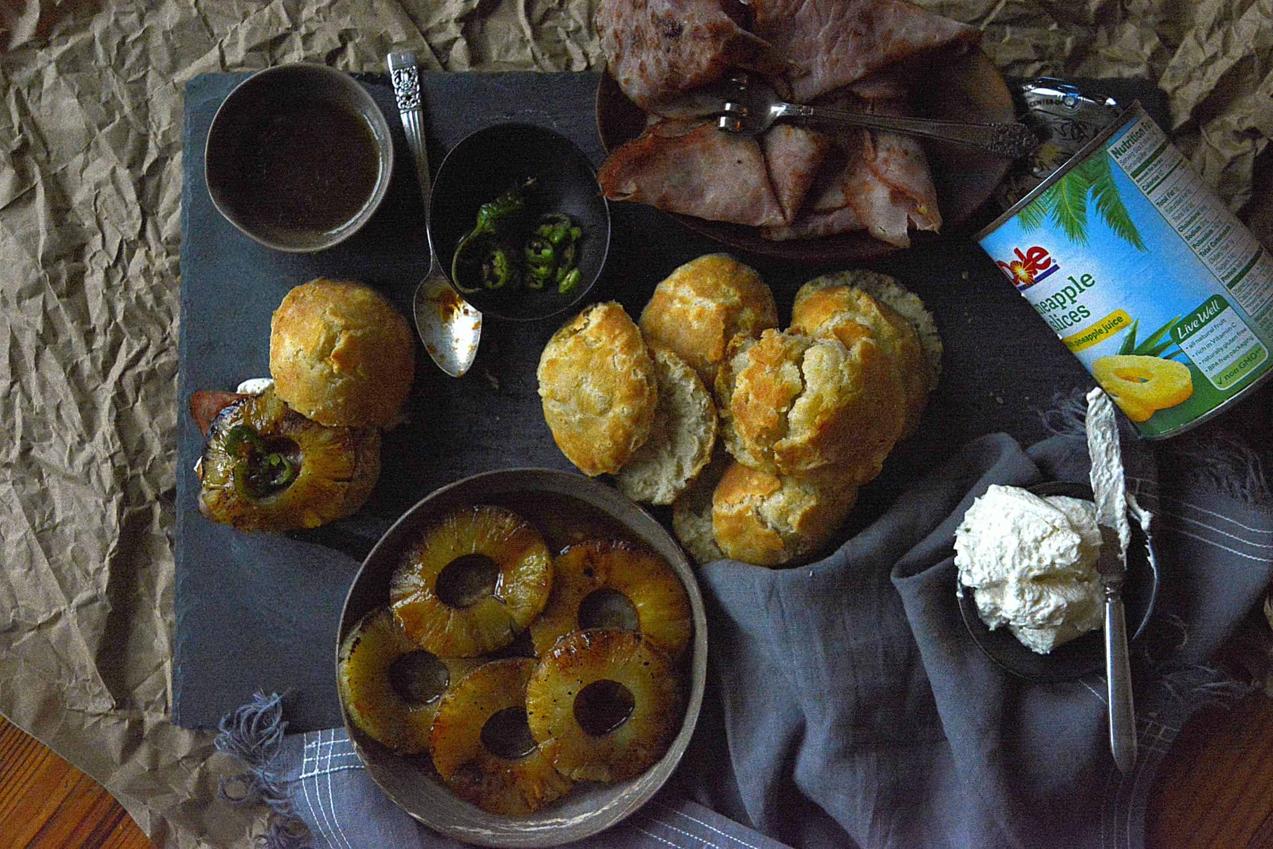 Sheet Pan Holiday Ham and Biscuits Recipe, Food Network Kitchen