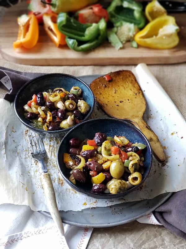 An Easy Appetizer Recipe; Roasted Ripe Olives