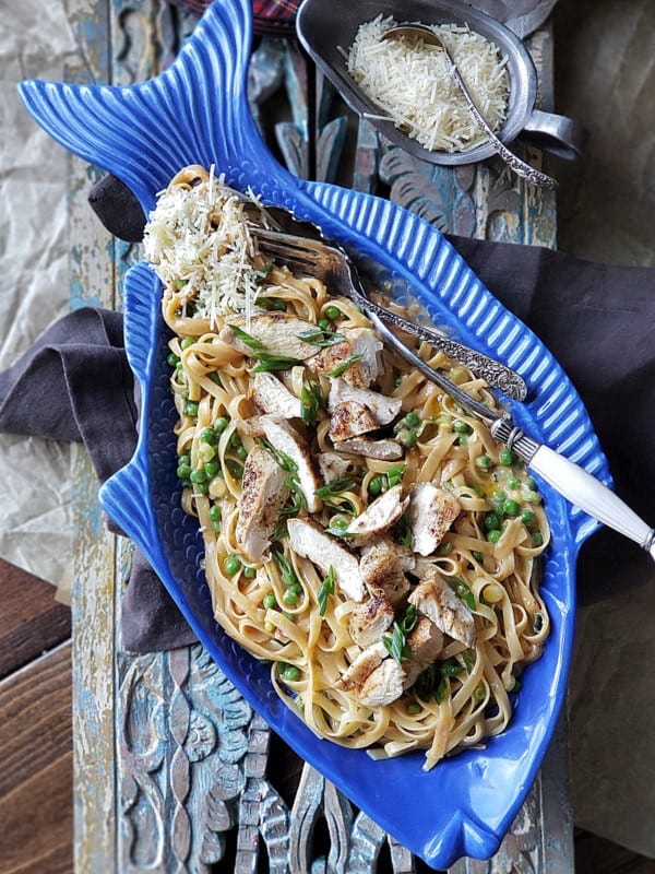 chicken linguine