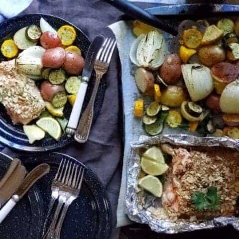 mango baked salmon