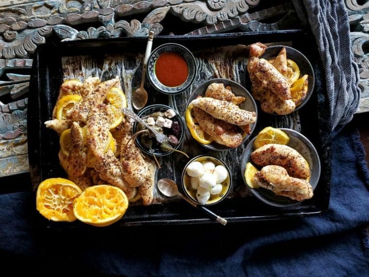 sheet pan mango habanero chicken tenders easy chicken recipes for dinner