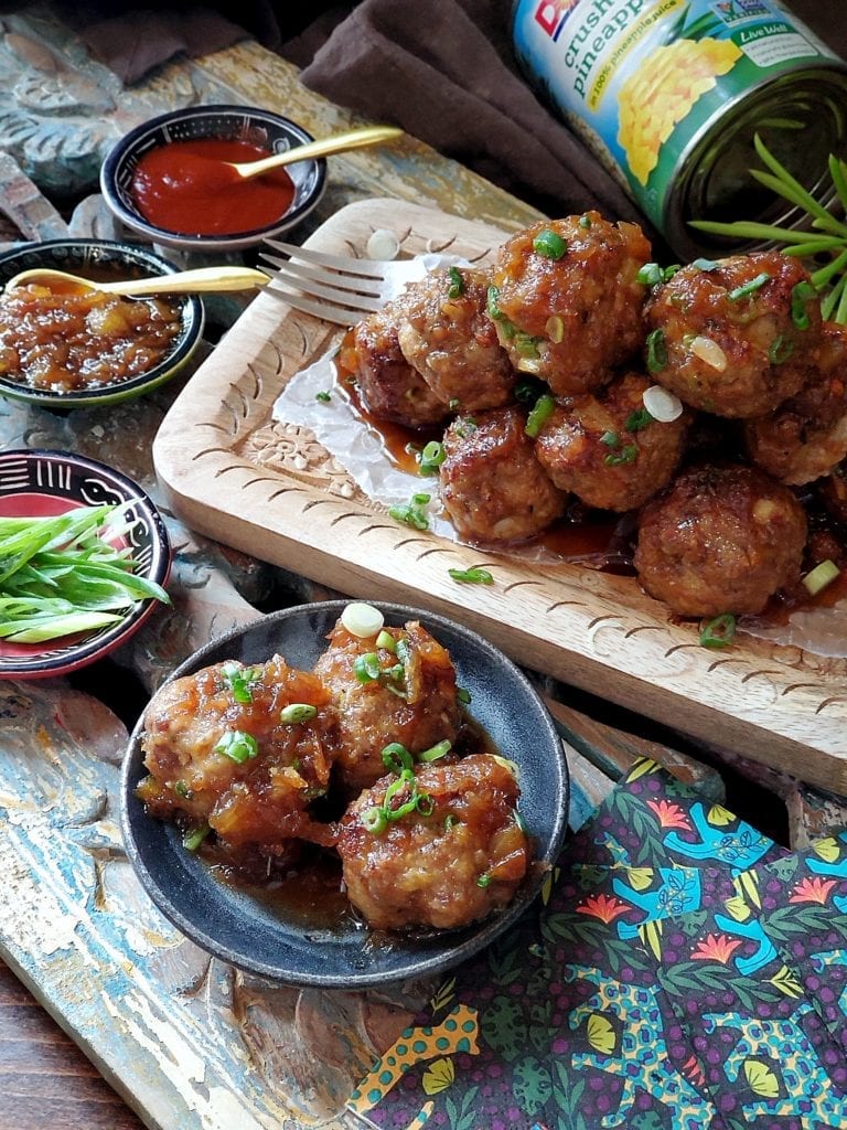 tropical meatballs