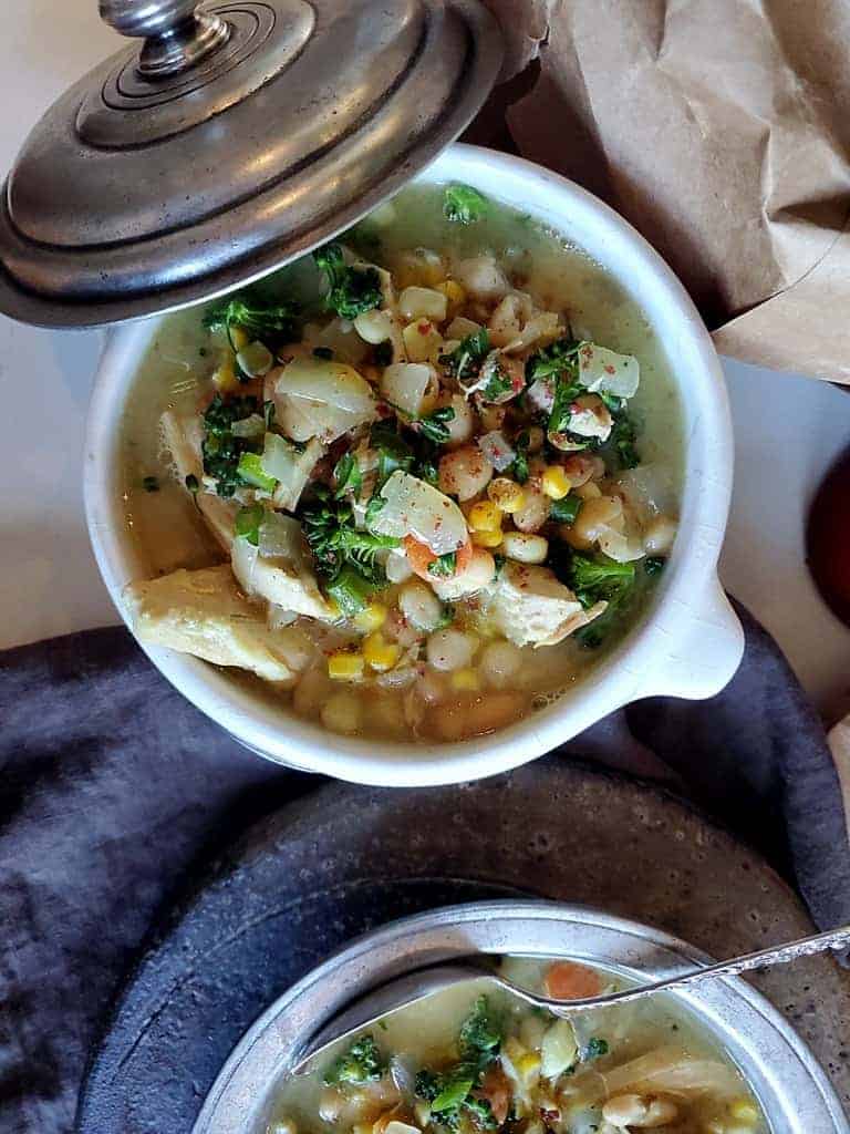 white bean chicken chili