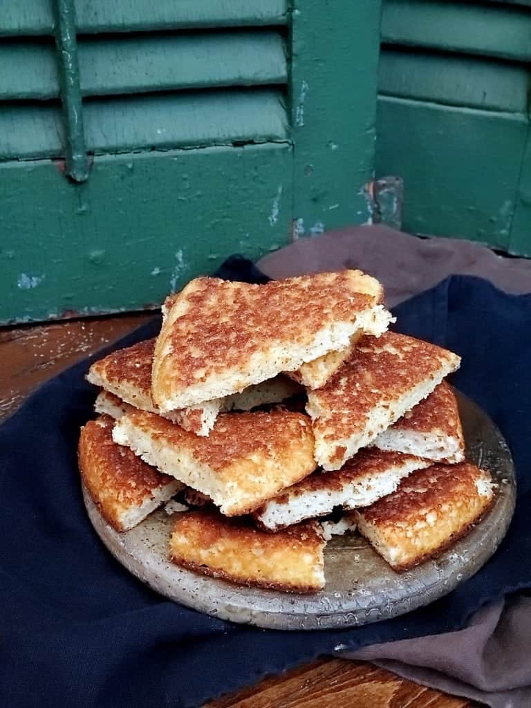 thin crispy cornbread