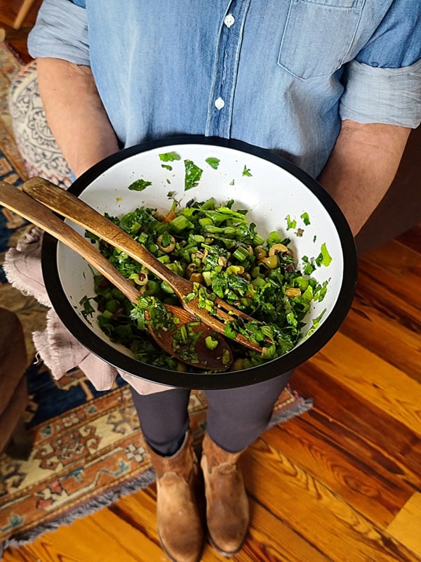 mediterranean celery olive salad