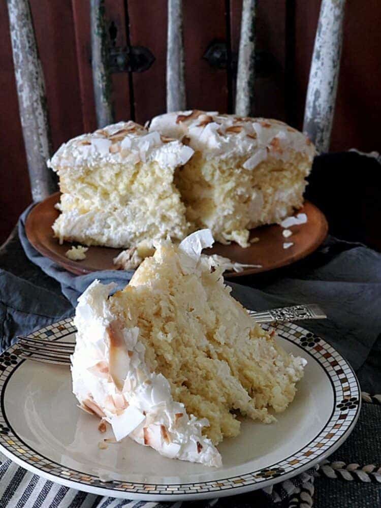 Easy Sour Cream Coconut Cake Sour Cream Coconut Cake