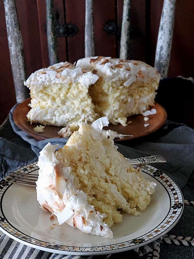 easy sour cream coconut cake | sour cream coconut cake