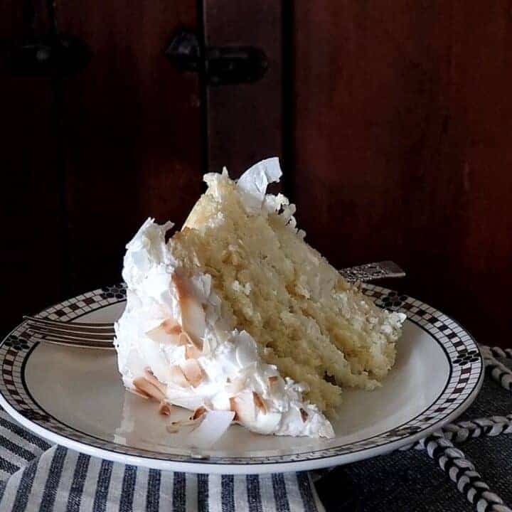sour cream coconut cake