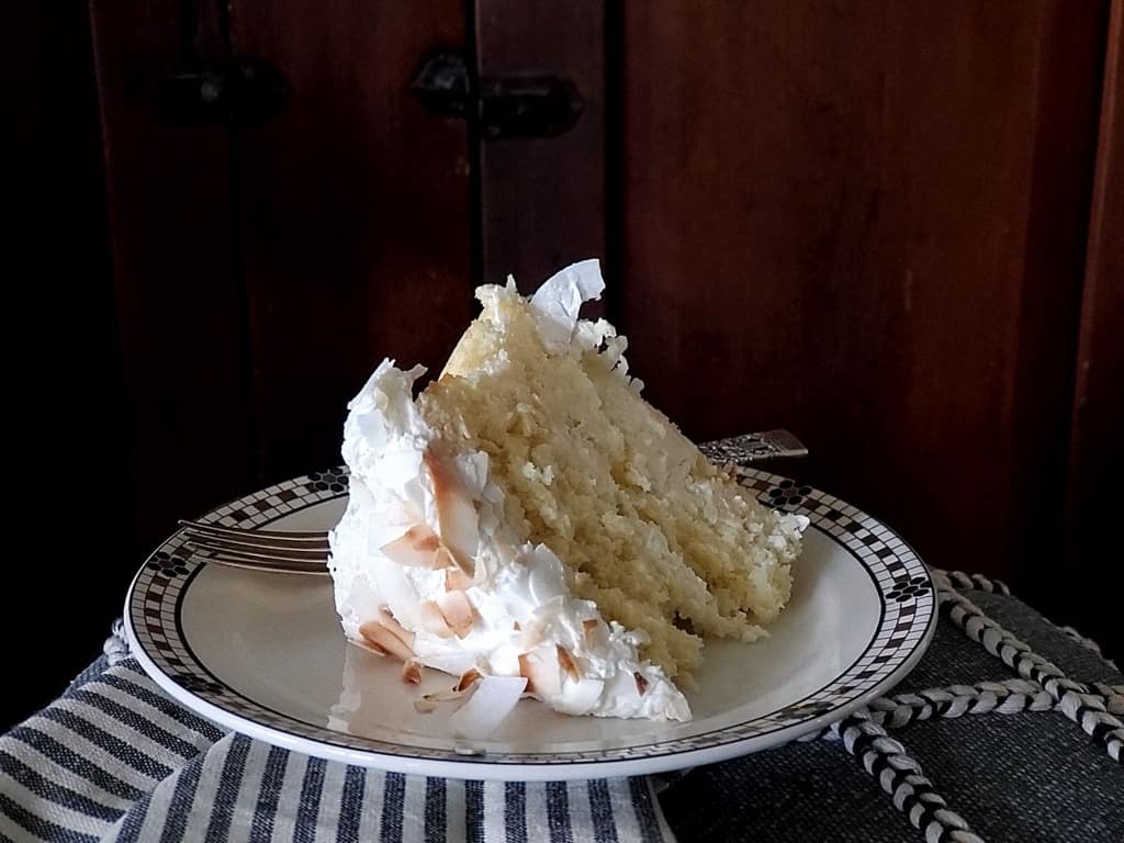 sour cream coconut cake