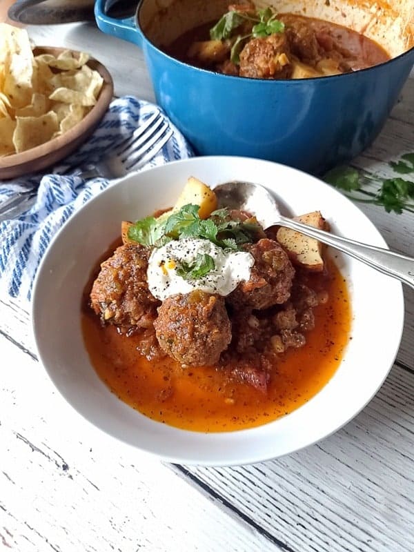 Chorizo Meatballs with Spicy Tomato Sauce from 'Cooking Like a Master Chef