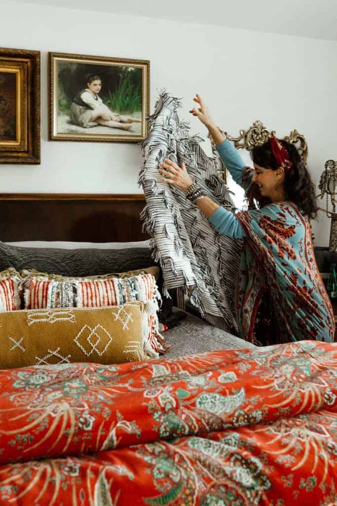 Bohemian bedroom ideas on sale on a budget