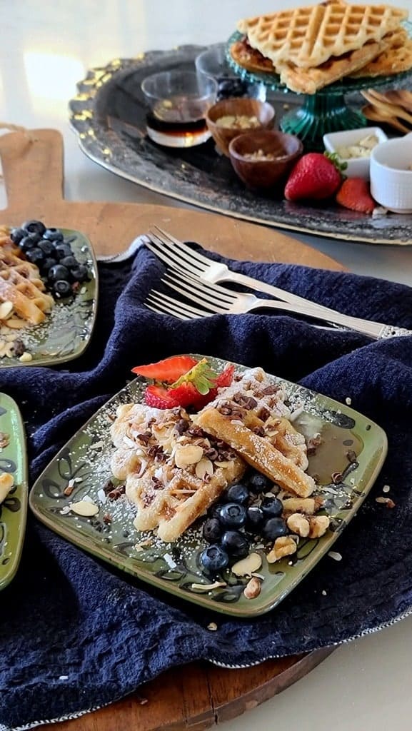 Belgian Liège Waffles (with pearl sugar)