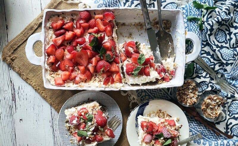 strawberry dessert