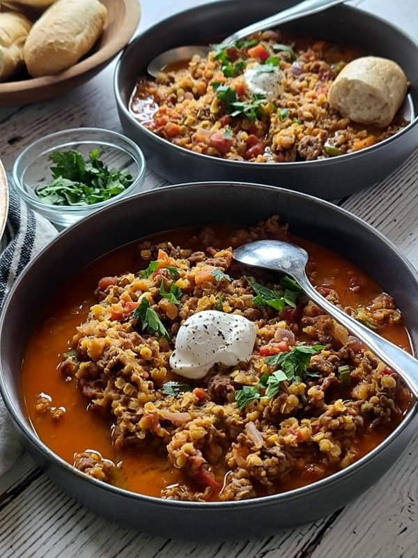 red lentil soup