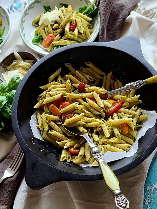 basil pesto pasta