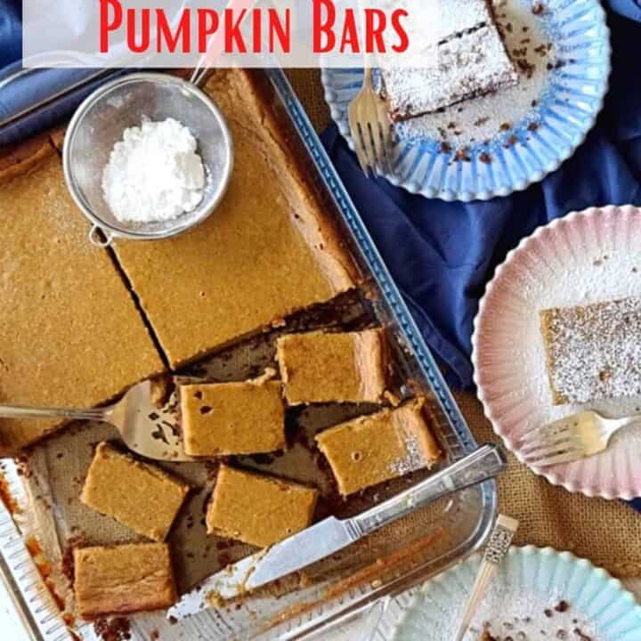 ginger snap pumpkin bars