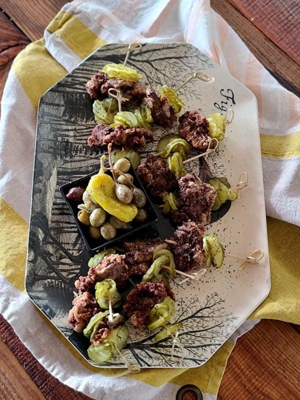 fried chicken livers appetizer