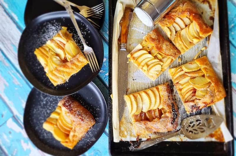 Easy Apple Puff Pastry Tart - Mother Would Know