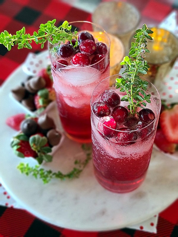 Apple and Raspberry Mocktail - Eat Love Eat