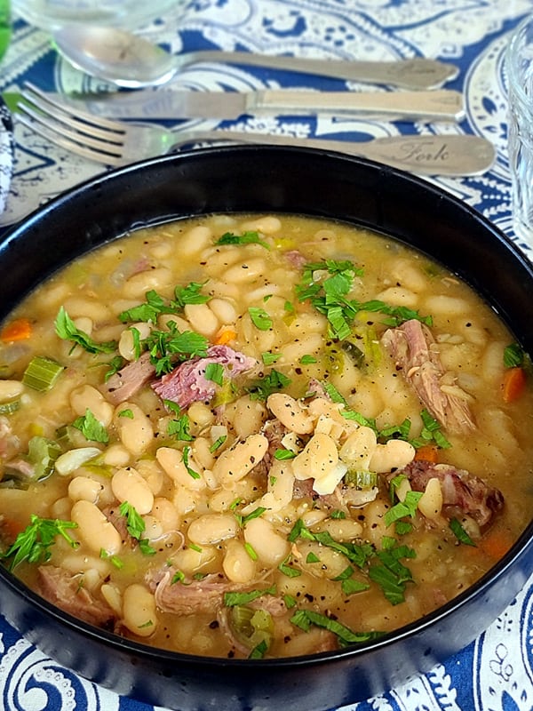 braised white beans