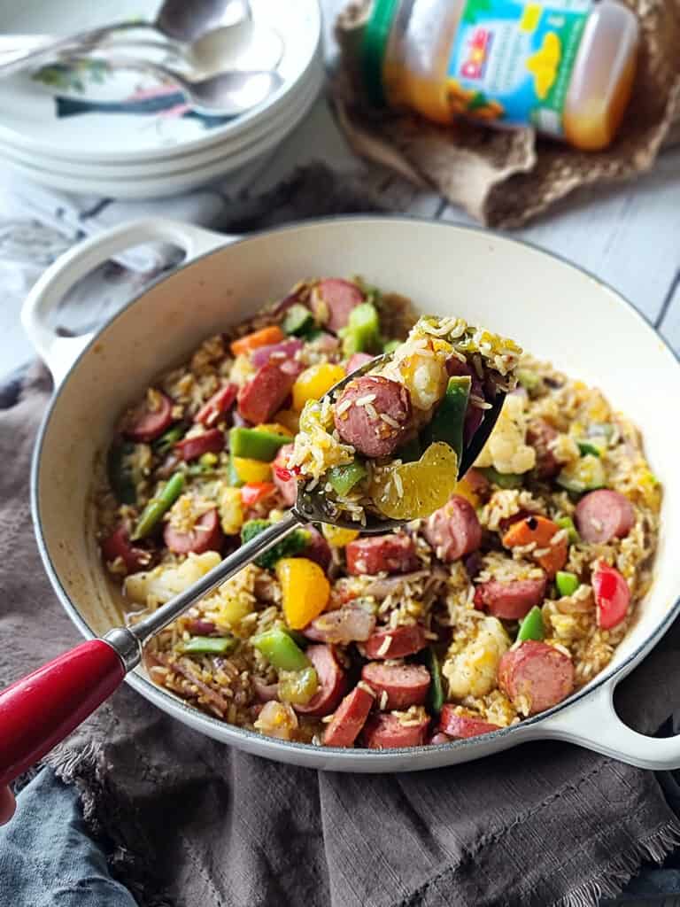 easy mandarin jambalaya