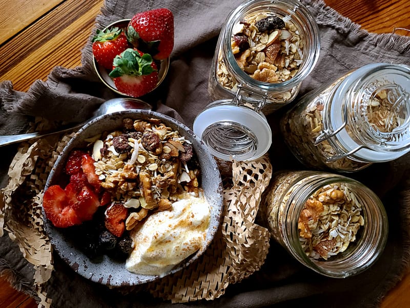 dead sea granola, granola recipes, homemade granola