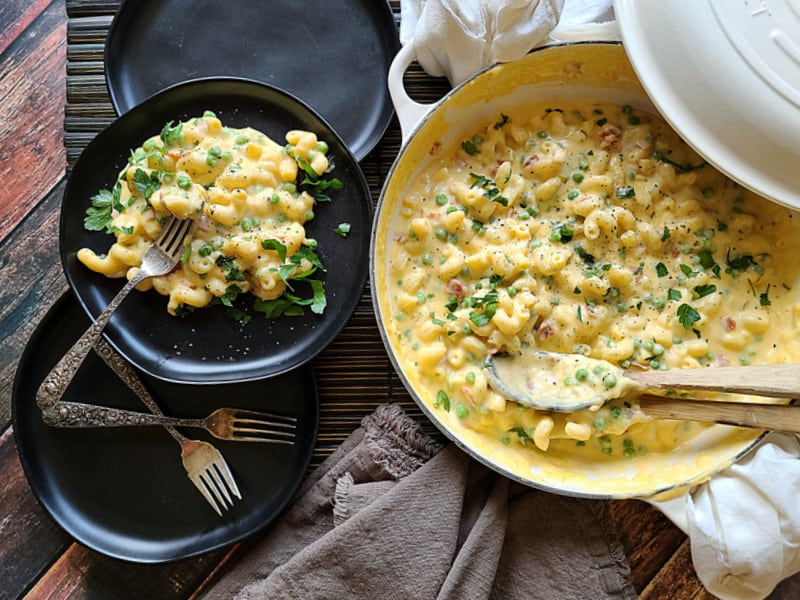 Sweet Peas Mac and Cheese