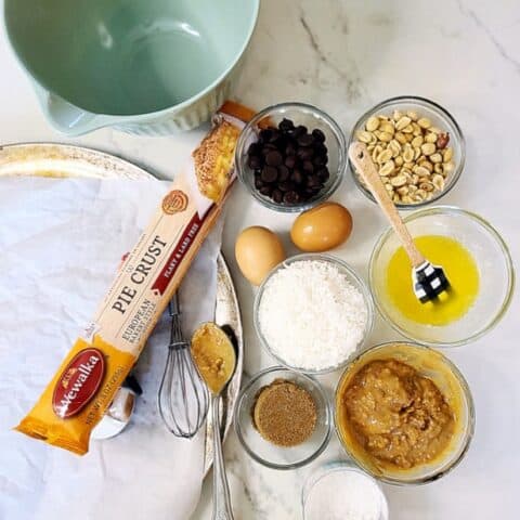 peanut butter pie crust cookies