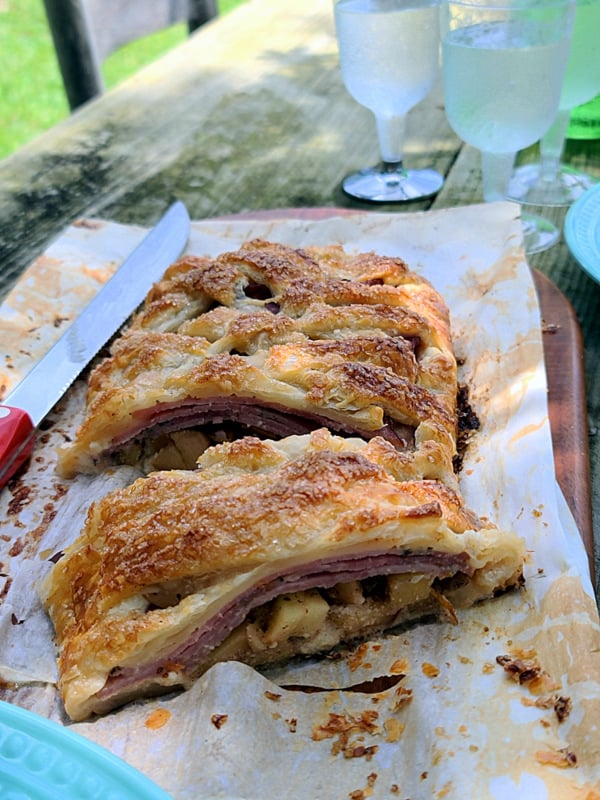 Grandma's Easy Apple Ham Strudel