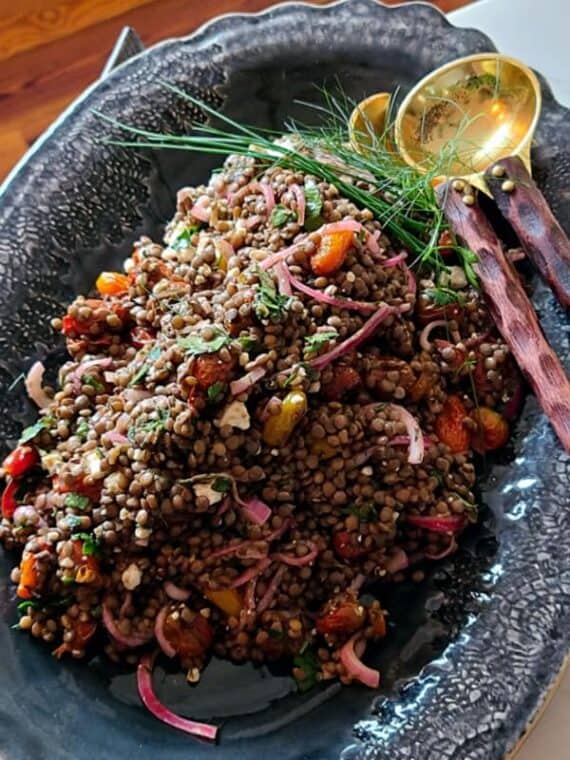 Easy Middle Eastern Lentil Salad lentil salad easy lentil salad