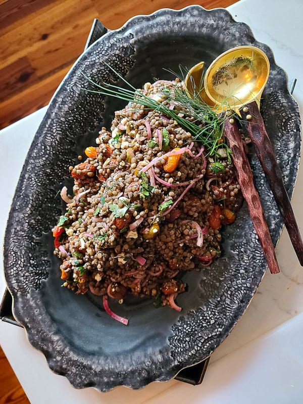 Easy Middle Eastern Lentil Salad