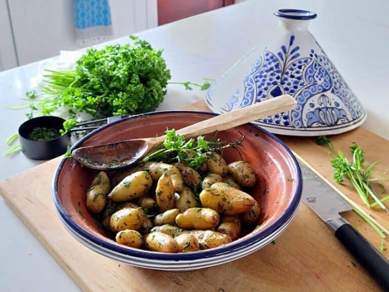 Easy Greek Fingerling Potatoes