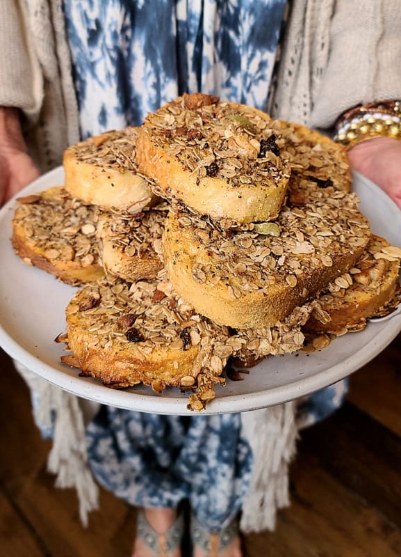 Best Granola Baked French Toast