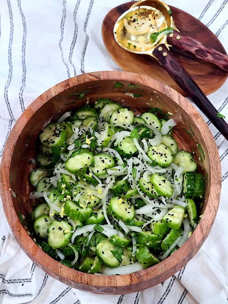 Easy Asian Cucumber Salad