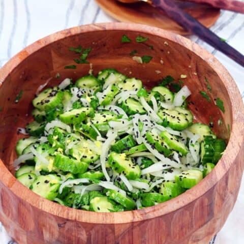 Easy Asian Cucumber Salad