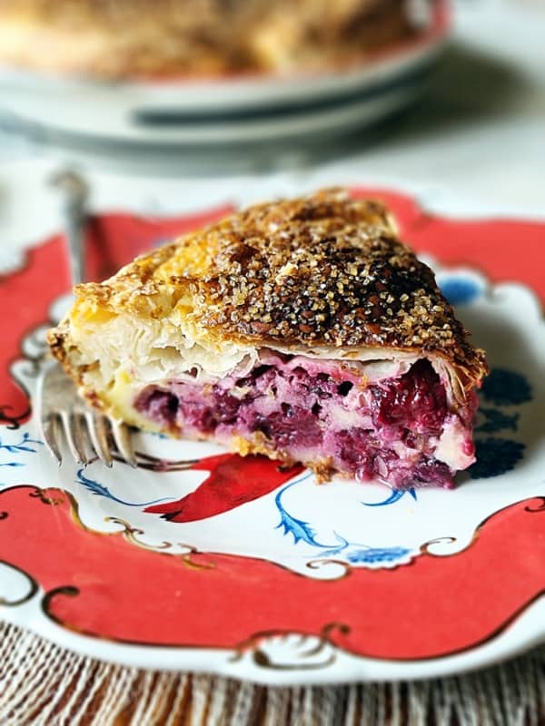 Blackberry Upside Down Pie