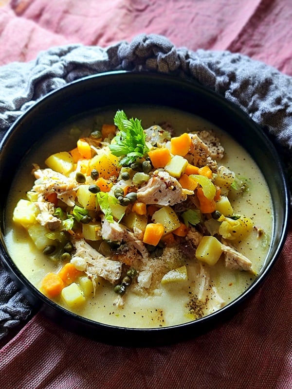 the best turkey potato soup