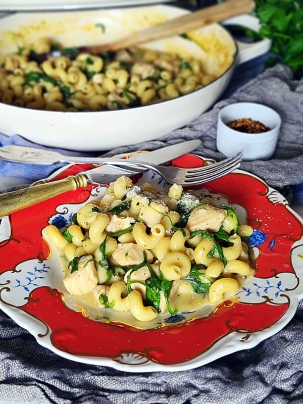 One Skillet Easy Creamy Italian Chicken Pasta