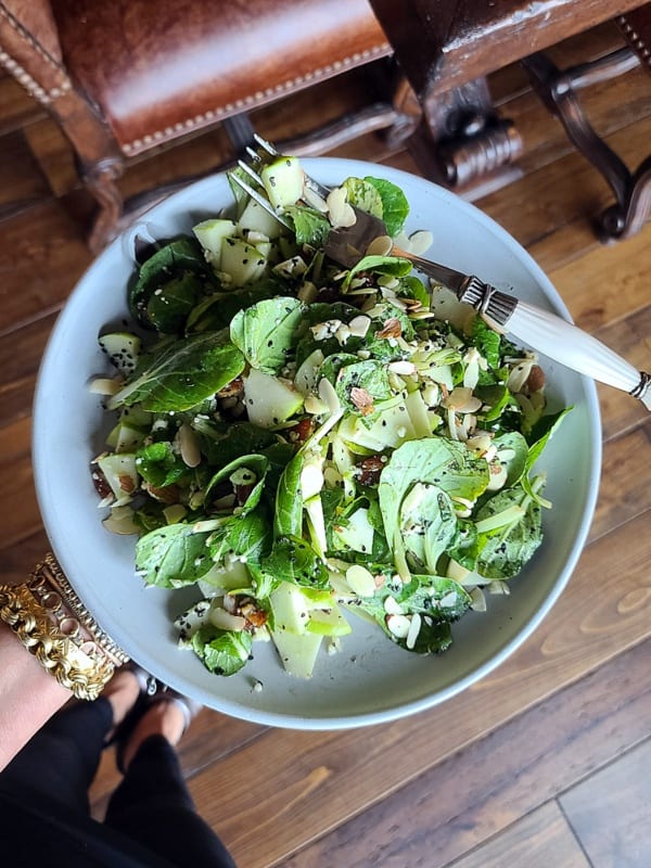 healthy green apple salad